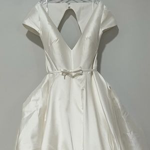 Martina Liana 100% Silk Wedding Gown (One of a Kind!)  - Size US 20